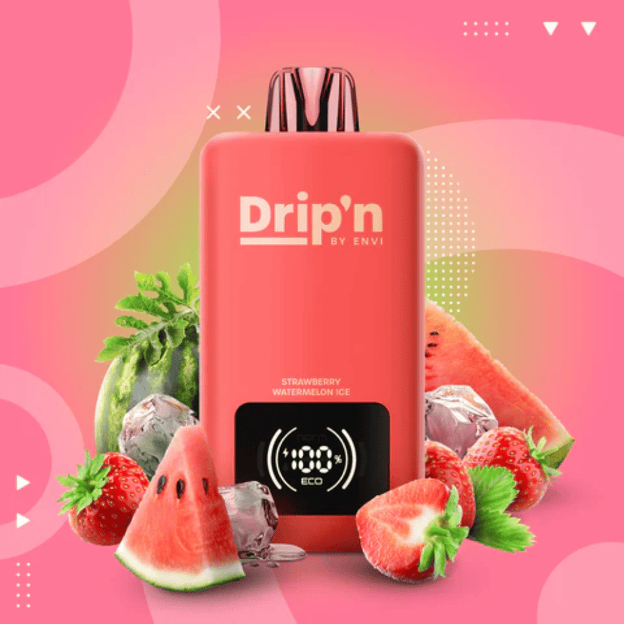 Drip'n by Envi 70K Disposable Vape - Strawberry Watermelon Ice Vape Superstore  Saskatchewan Canada