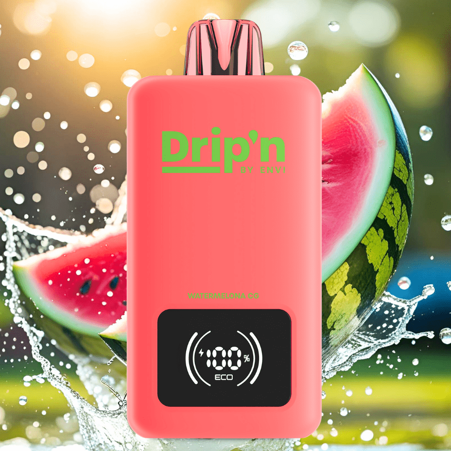 Drip'n by Envi 70K Disposable Vape - Watermelona CG 26mL / 70000 Puffs / 20mg Vape Superstore  Saskatchewan Canada