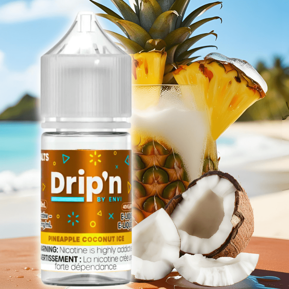 Drip'n by Envi Classics Salt-Pineapple Coconut Ice Vape Superstore  Saskatchewan Canada