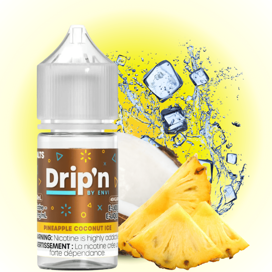 Drip'n by Envi Classics Salt-Pineapple Coconut Ice Vape Superstore  Saskatchewan Canada