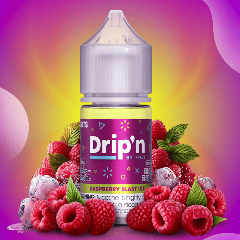Drip'n by Envi Classics Salt-Raspberry Blast 30mL / 20mg Vape Superstore  Saskatchewan Canada