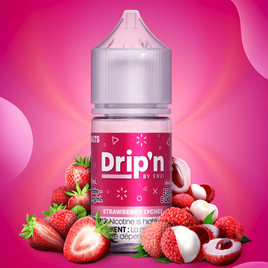 Drip'n by Envi Classics Salt-Strawberry Lychee 30mL / 20mg Vape Superstore  Saskatchewan Canada