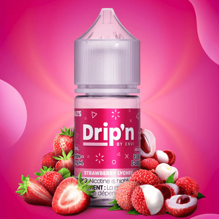 Drip'n by Envi Classics Salt-Strawberry Lychee 30mL / 20mg Vape Superstore  Saskatchewan Canada