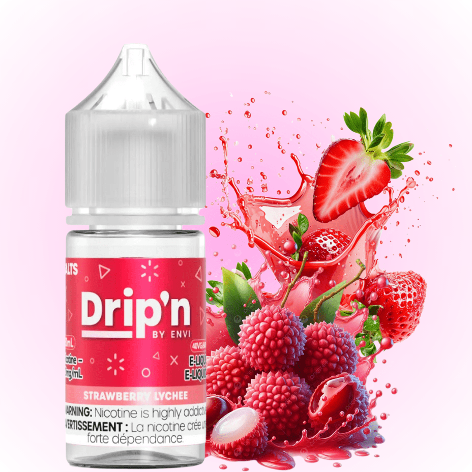 Drip'n by Envi Classics Salt-Strawberry Lychee Vape Superstore  Saskatchewan Canada