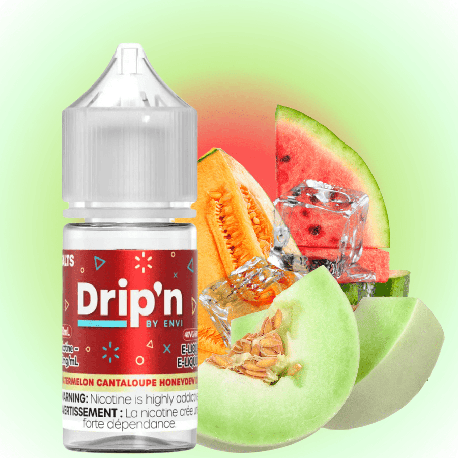 Drip'n by Envi Classics Salt-Watermelon Cantaloupe Honeydew Ice Vape Superstore  Saskatchewan Canada