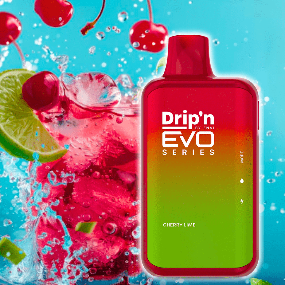 Drip'n by Envi EVO 28k Disposable Vape-Cherry Lime 28000 Puffs / 20mg Vape Superstore  Saskatchewan Canada