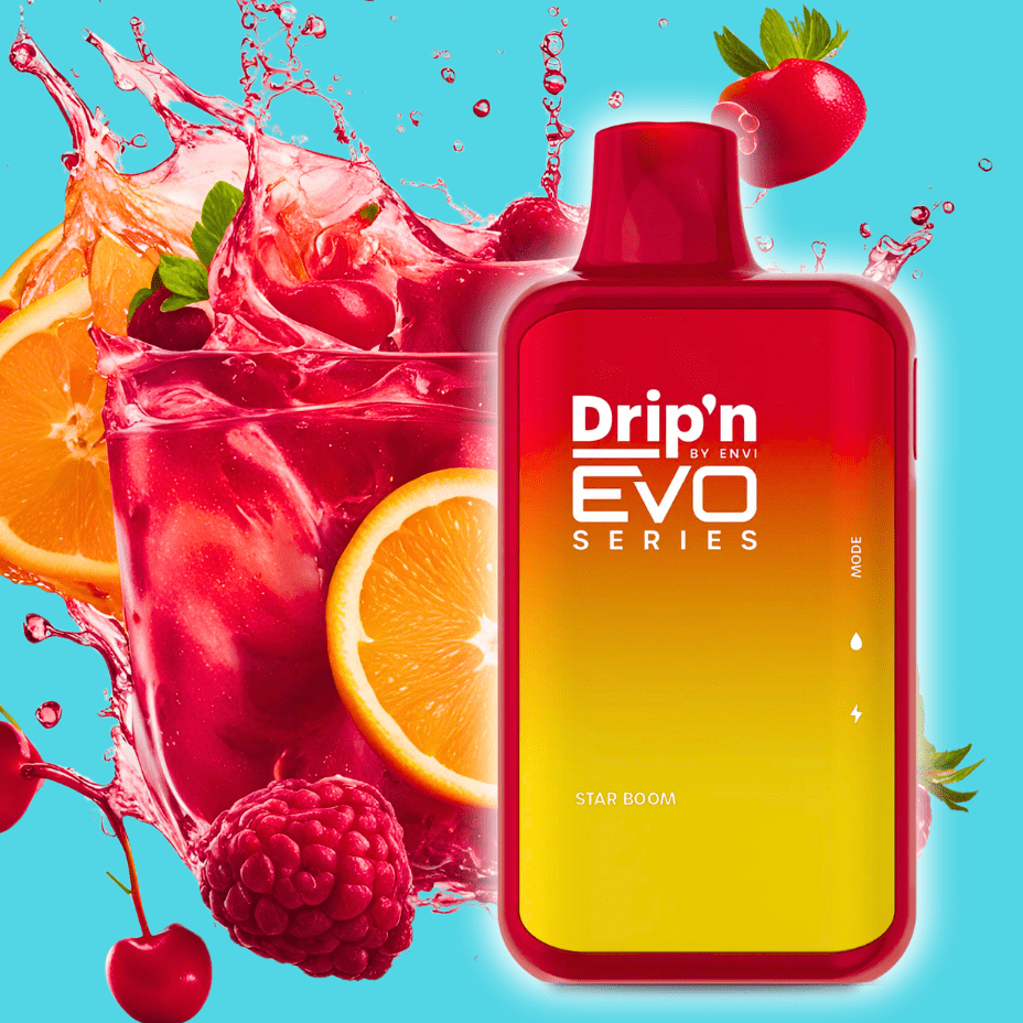 Drip'n by Envi EVO 28k Disposable Vape-Star Boom 28000 Puffs / 20mg Vape Superstore  Saskatchewan Canada