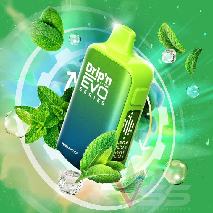 Drip'n by Envi Evo 63K Disposable Vape - Fresh Mint Ice Vape Superstore  Saskatchewan Canada