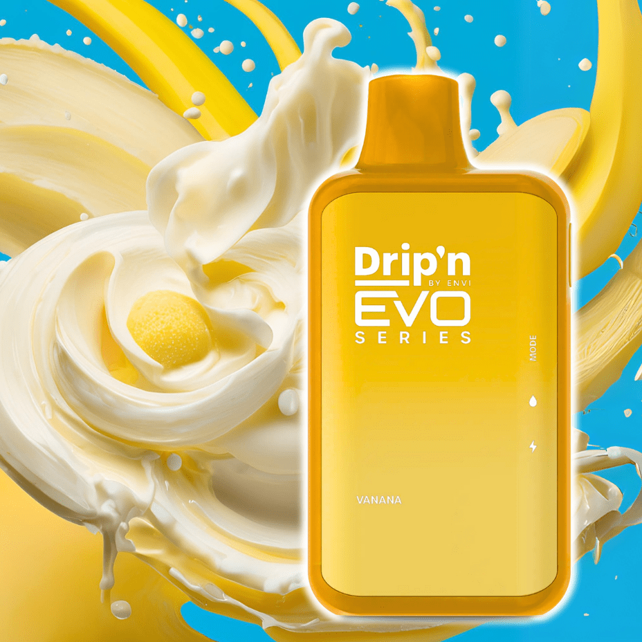 Drip'n Envi EVO 28k Disposable Vape-Vanana 28000 Puffs / 20mg Vapexcape Vape and Bong Shop Regina Saskatchewan