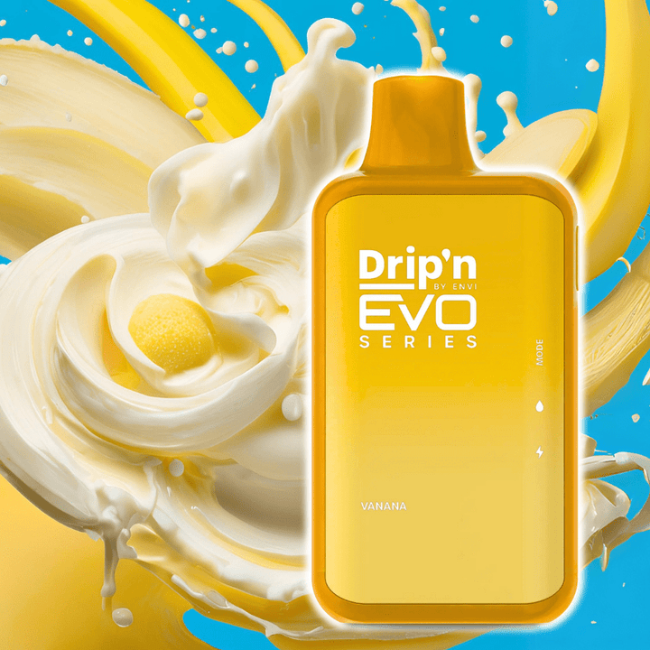 Drip'n Envi EVO 28k Disposable Vape-Vanana 28000 Puffs / 20mg Vapexcape Vape and Bong Shop Regina Saskatchewan