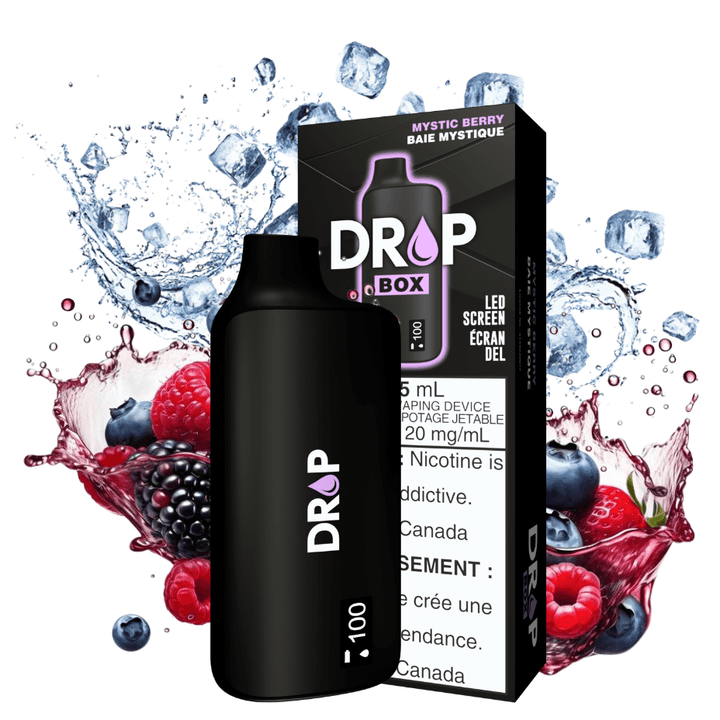 Drop Box 8500 Disposable Vape-Mystic Berry 15ml / 8500Puffs Vape Superstore  Saskatchewan Canada