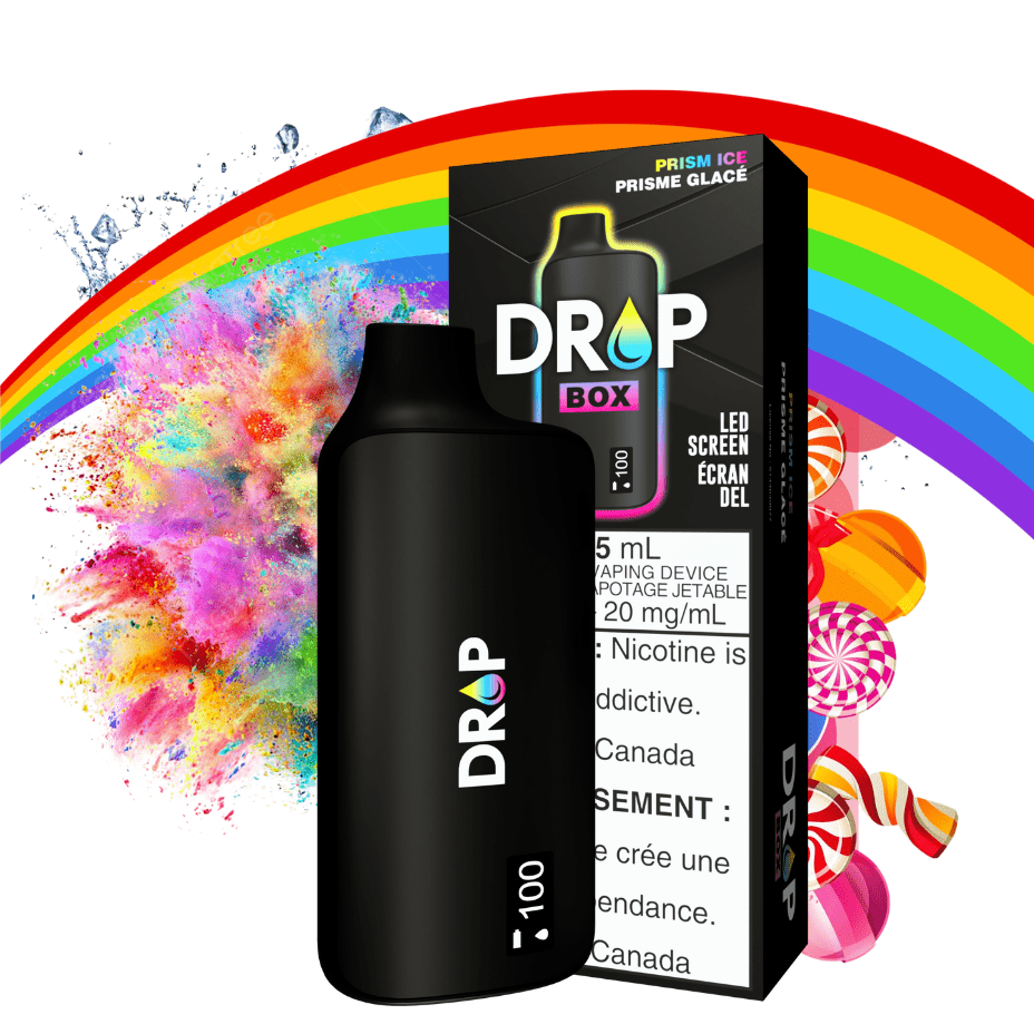Drop Box 8500 Disposable Vape-Prism Ice 15ml / 8500Puffs Vape Superstore  Saskatchewan Canada