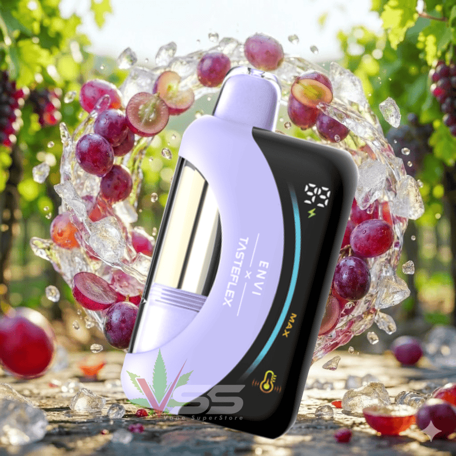 ENVI x Tasteflex Cresmo 125k Disposable Vape - Grape Ice Vape Superstore  Saskatchewan Canada
