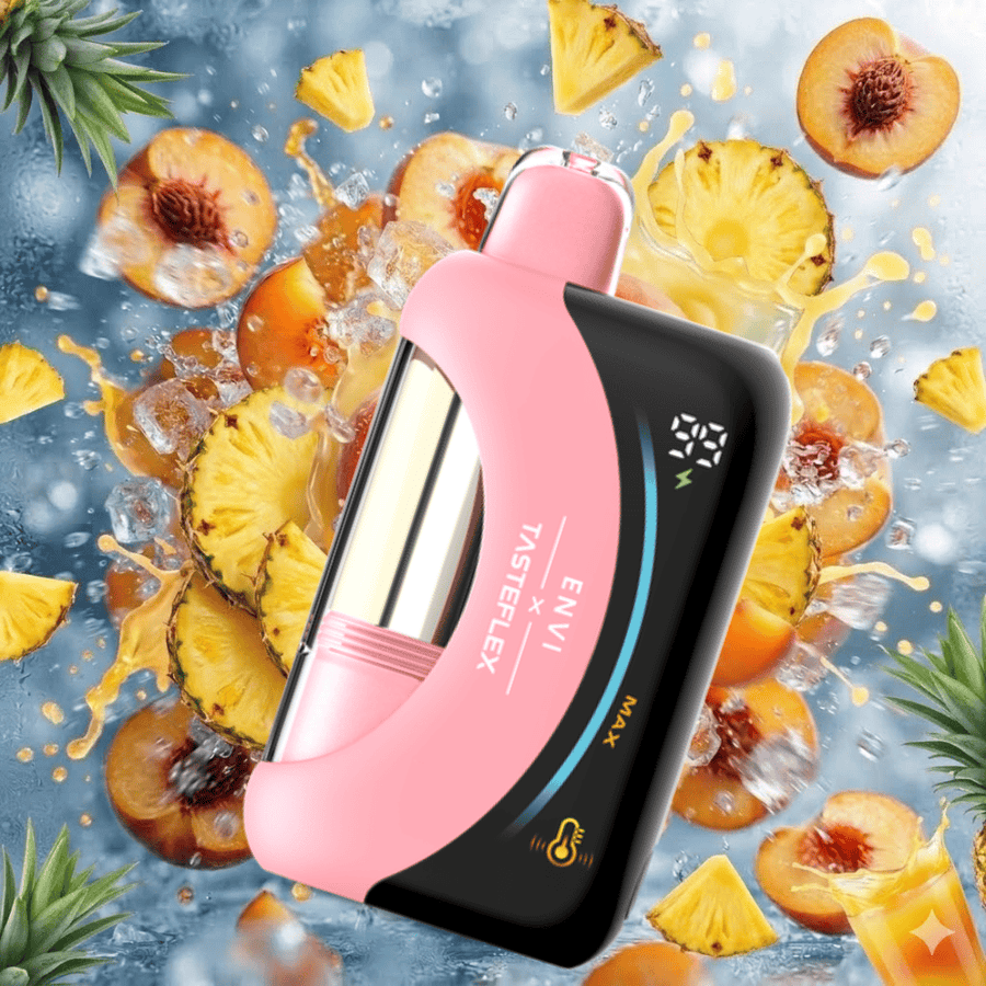 ENVI x Tasteflex Cresmo 125k Disposable Vape - Peach Fab Ice Vape Superstore  Saskatchewan Canada