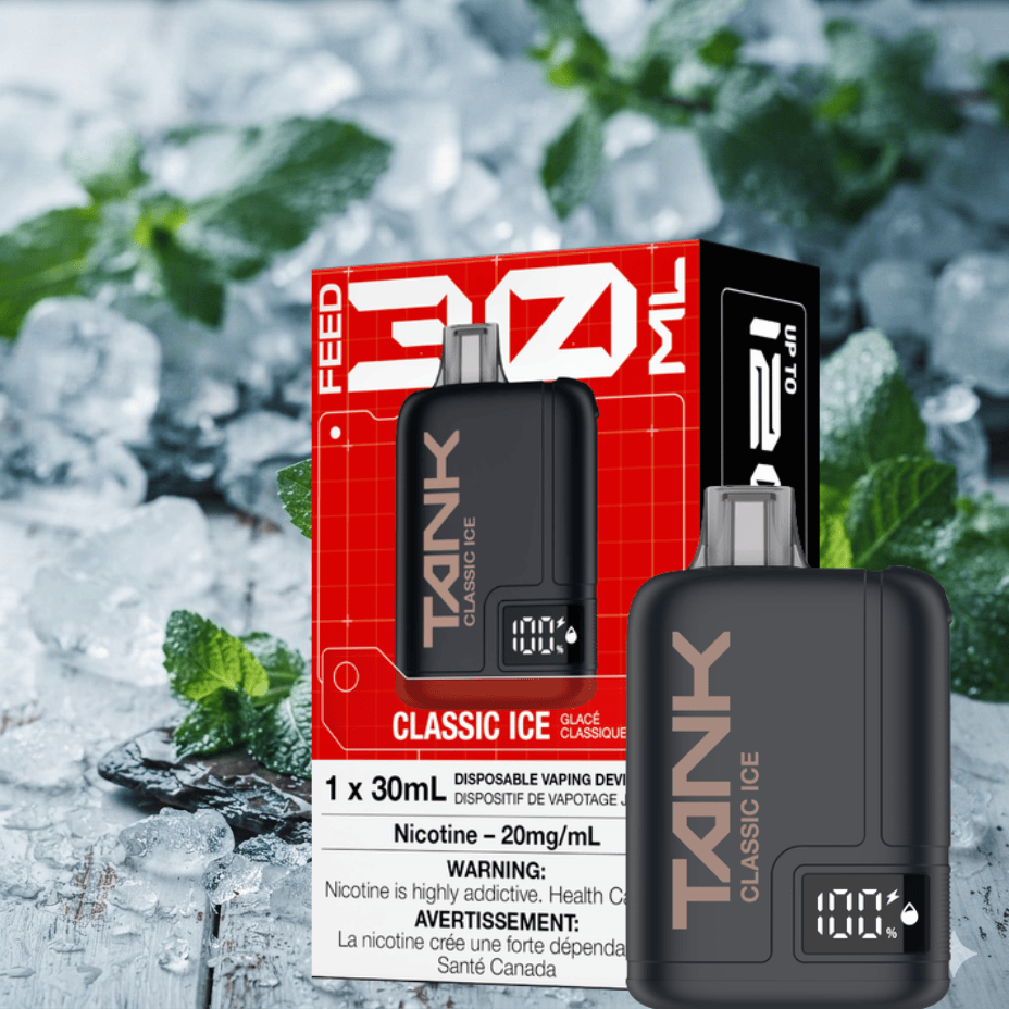 Feed Tank 120k Disposable Vape-Classic Ice 120000 Puffs / 20mg Vape Superstore  Saskatchewan Canada