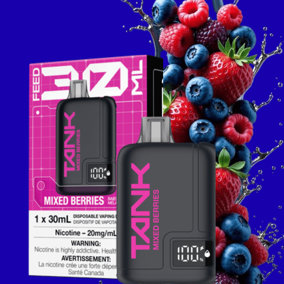 Feed Tank 120k Disposable Vape-Mixed Berries Vape Superstore  Saskatchewan Canada