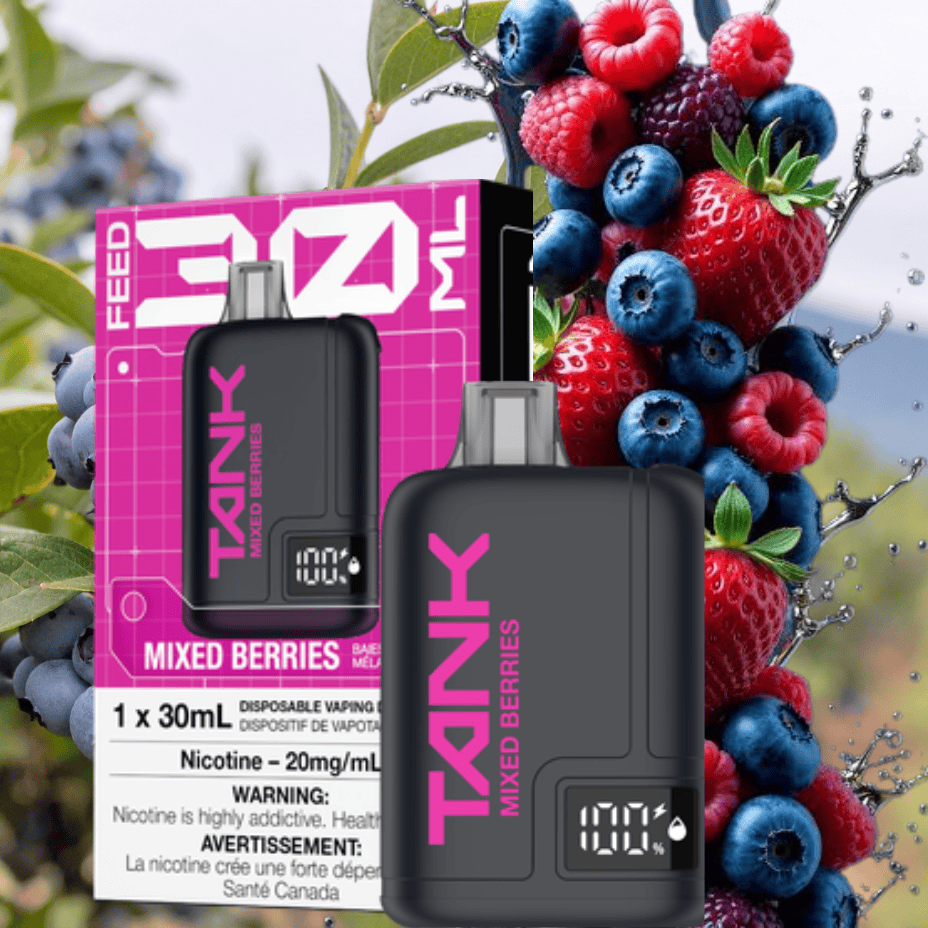 Feed Tank 120k Disposable Vape-Mixed Berries Vape Superstore  Saskatchewan Canada