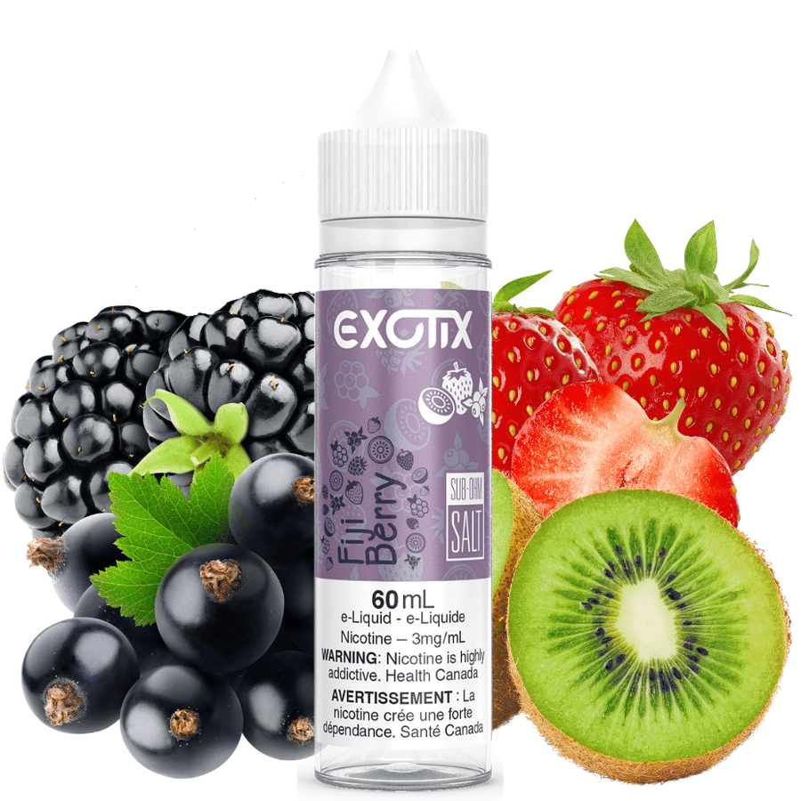 Fiji Berry By Exotix E-Liquid 60mL / 3mg Vapexcape Vape and Bong Shop Regina Saskatchewan