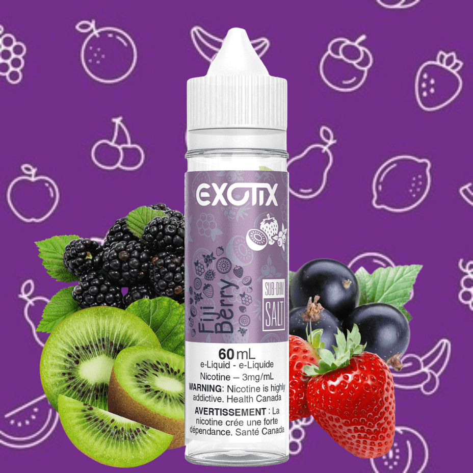 Fiji Berry By Exotix E-Liquid Vapexcape Vape and Bong Shop Regina Saskatchewan