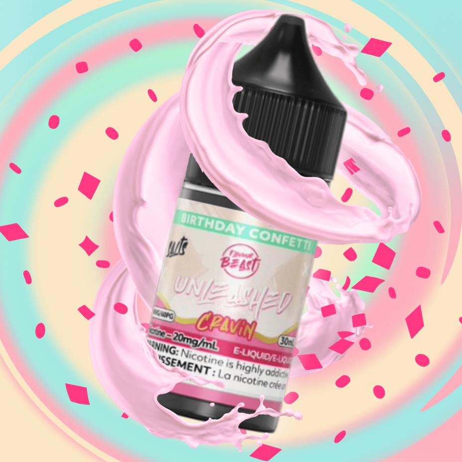 Flavor Beast Unleashed Cravin Salts-Birthday Confetti 30ml / 20mg Vape Superstore  Saskatchewan Canada