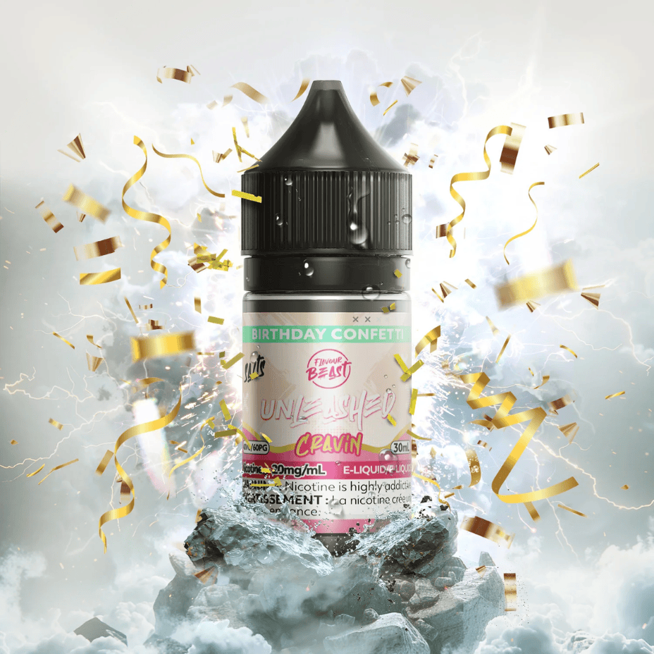 Flavor Beast Unleashed Cravin Salts-Birthday Confetti 30mL / 20mg Vape Superstore  Saskatchewan Canada