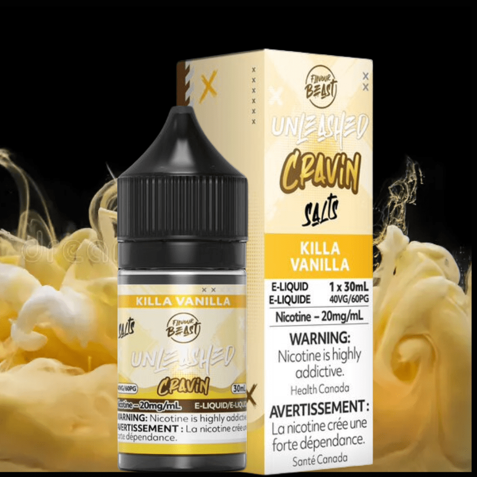 Flavor Beast Unleashed Cravin Salts-Killa Vanilla 30ml / 20mg Vape Superstore  Saskatchewan Canada