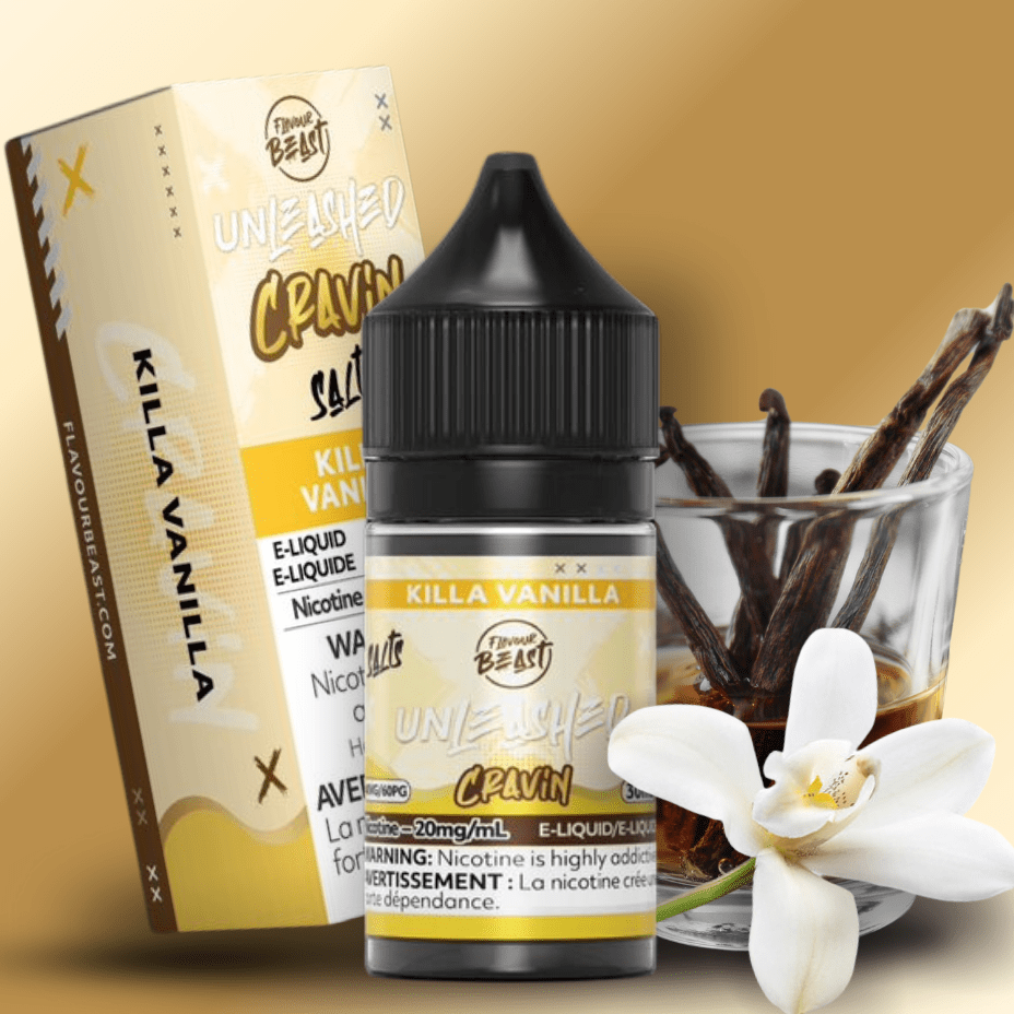 Flavor Beast Unleashed Cravin Salts-Killa Vanilla 30ml / 20mg Vape Superstore  Saskatchewan Canada