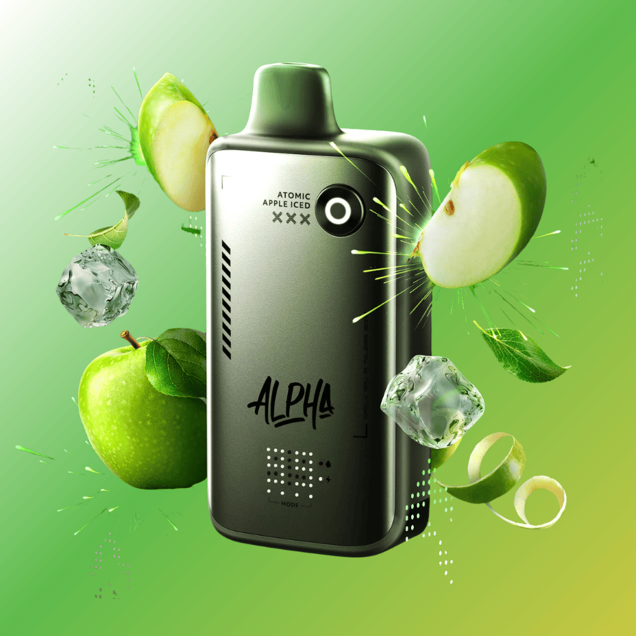 Flavour Beast Alpha 80K Disposable Vape-Atomic Apple Iced 30mL / 80000 Puffs / 20mg Vape Superstore  Saskatchewan Canada
