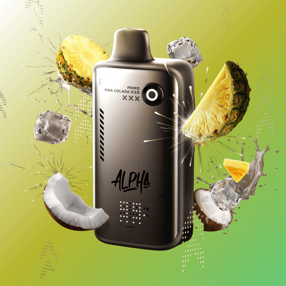 Flavour Beast Alpha 80K Disposable Vape-Primo Pina Colada Iced 30mL / 80000 Puffs / 20mg Vape Superstore  Saskatchewan Canada