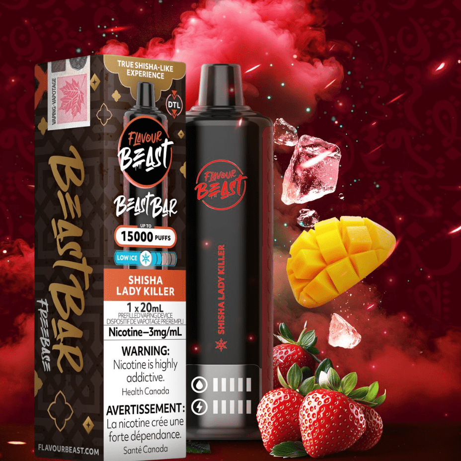 Flavour Beast Beast Bar 15k Disposable Vape-Shisha Lady Killer 3mg / 15000 Puffs Vape Superstore  Saskatchewan Canada