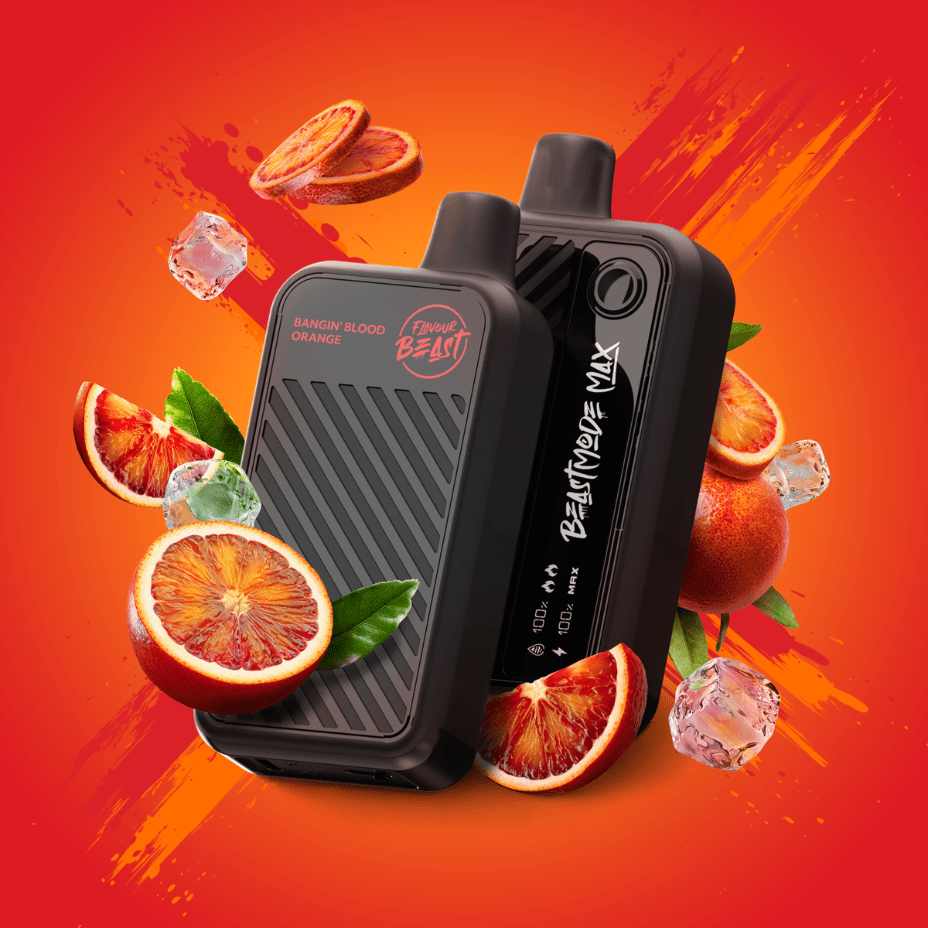 Flavour Beast Beast Mode Max 18k Disposable - Bangin' Blood Orange Iced 20ml / 18000 Puffs Vape Superstore  Saskatchewan Canada