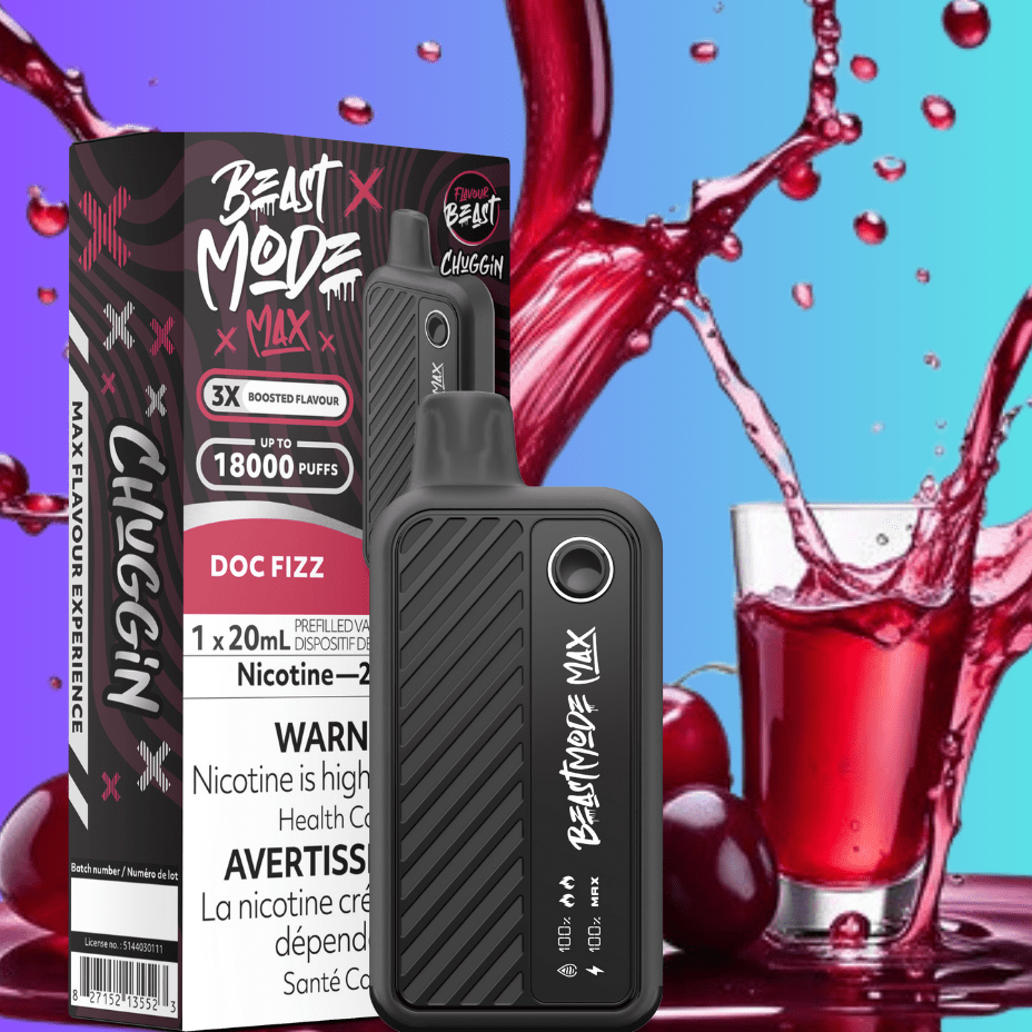 Flavour Beast Beast Mode Max 18k Disposable-Chuggin Doc Fizz 20ml / 18000 Puffs Vape Superstore  Saskatchewan Canada