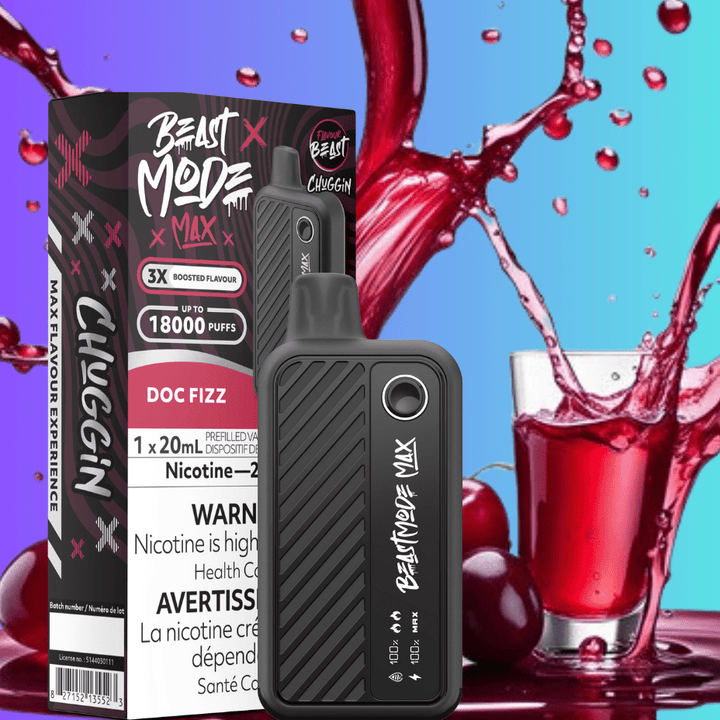 Flavour Beast Beast Mode Max 18k Disposable-Chuggin Doc Fizz 20ml / 18000 Puffs Vape Superstore  Saskatchewan Canada