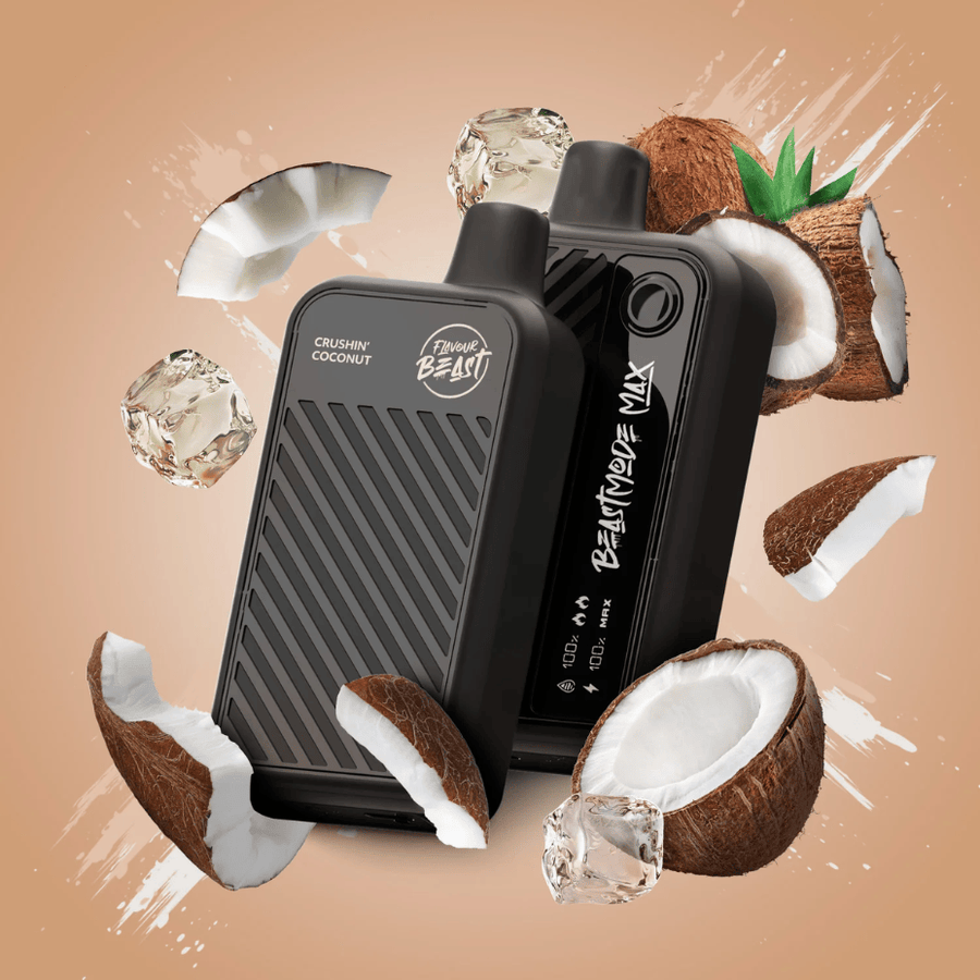 Flavour Beast Beast Mode Max 18k Disposable - Crushin Coconut 20ml / 18000 Puffs Vape Superstore  Saskatchewan Canada