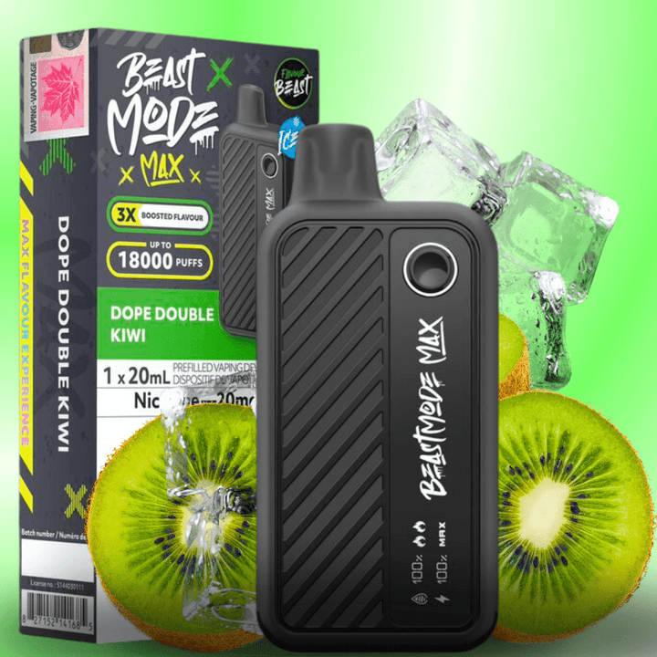 Flavour Beast Beast Mode Max 18k Disposable-Dope Double Kiwi 20ml / 18000 Puffs Vape Superstore  Saskatchewan Canada