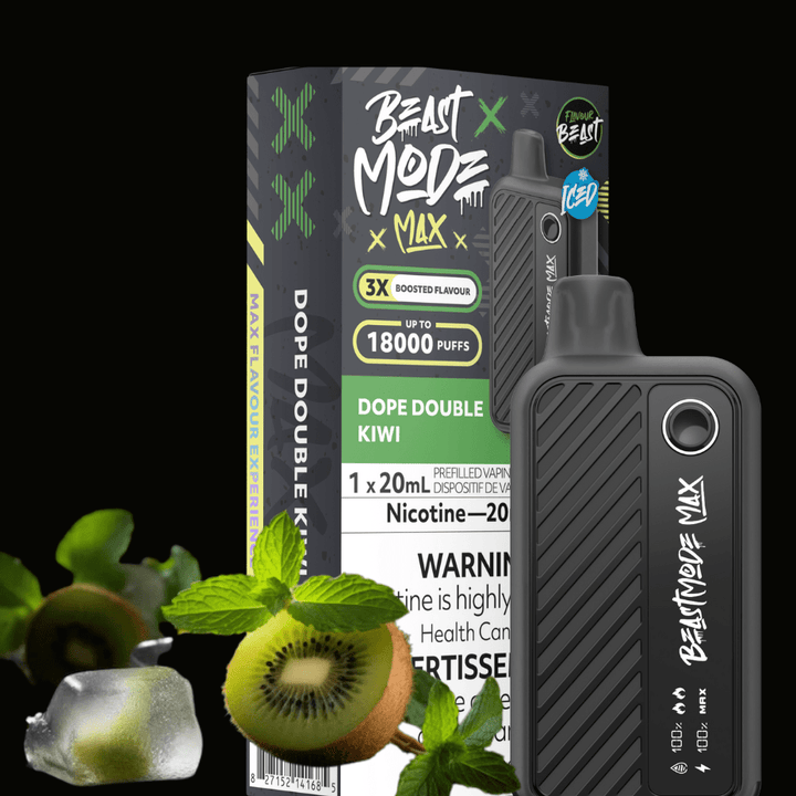 Flavour Beast Beast Mode Max 18k Disposable-Dope Double Kiwi 20ml / 18000 Puffs Vape Superstore  Saskatchewan Canada