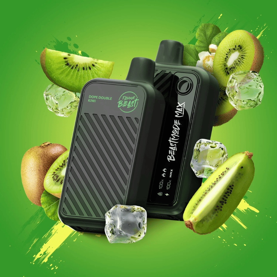 Flavour Beast Beast Mode Max 18k Disposable - Dope Double Kiwi 20ml / 18000 Puffs Vape Superstore  Saskatchewan Canada