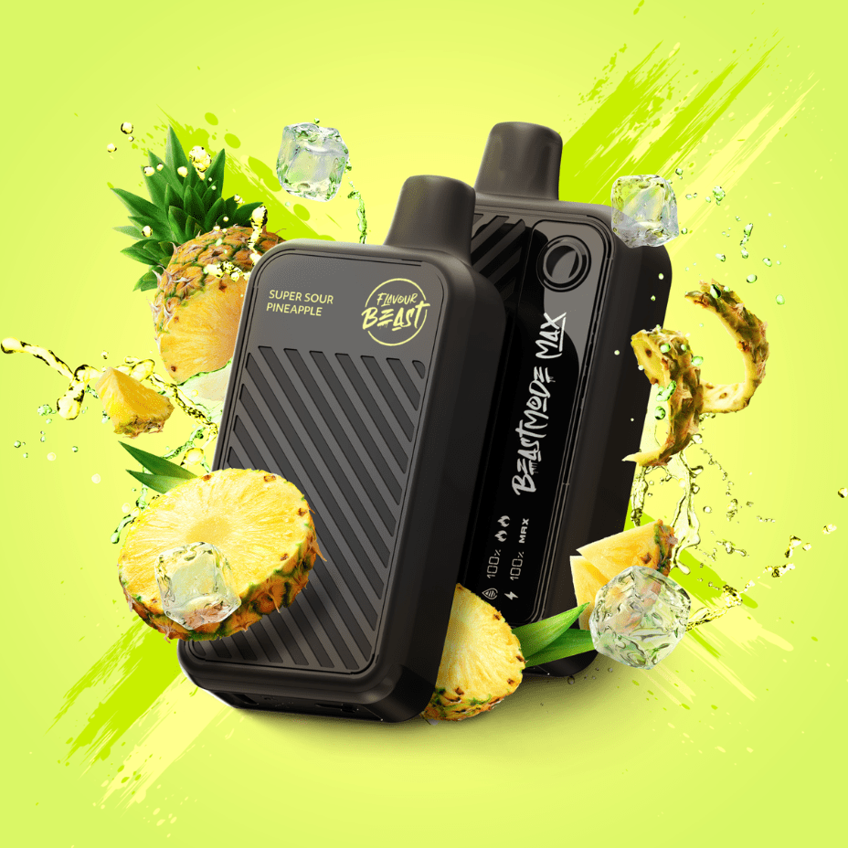 Flavour Beast Beast Mode Max 18k Disposable - Super Sour Pineapple 20ml / 18000 Puffs Vape Superstore  Saskatchewan Canada