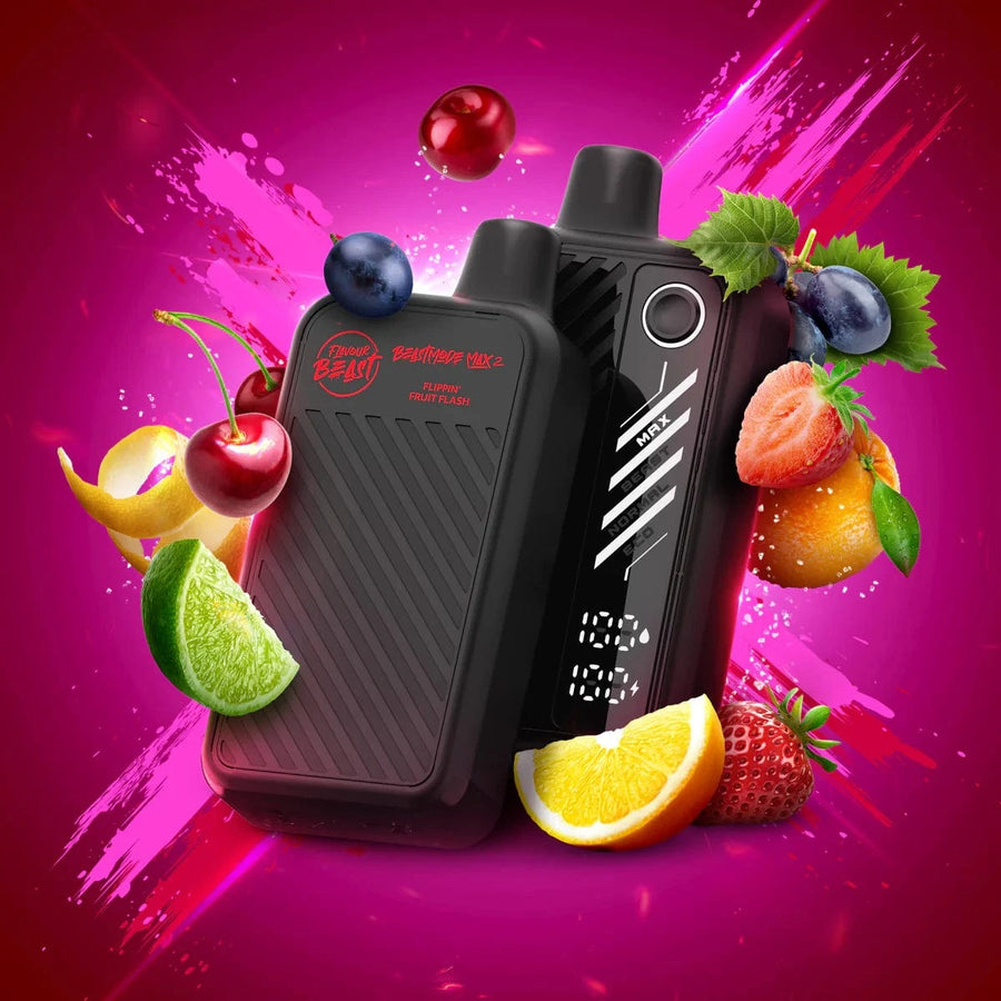 Flavour Beast Beast Mode Max 2 50K Disposable Vape-Flippin' Fruit Flash Vapexcape Vape and Bong Shop Regina Saskatchewan