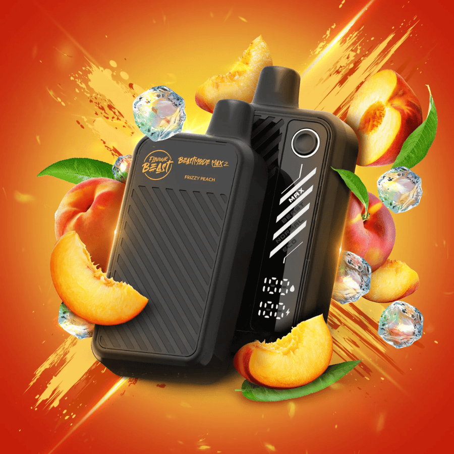 Flavour Beast Beast Mode Max 2 50K Disposable Vape - Frizzy Peach Vape Superstore  Saskatchewan Canada