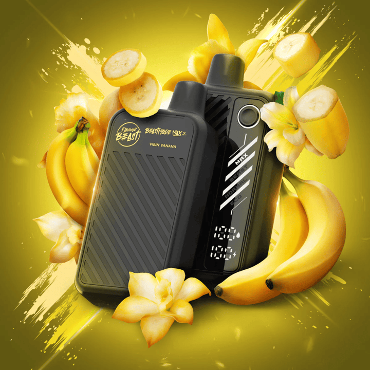 Flavour Beast Beast Mode Max 2 50K Disposable Vape - Vanilla Banana Vape Superstore  Saskatchewan Canada
