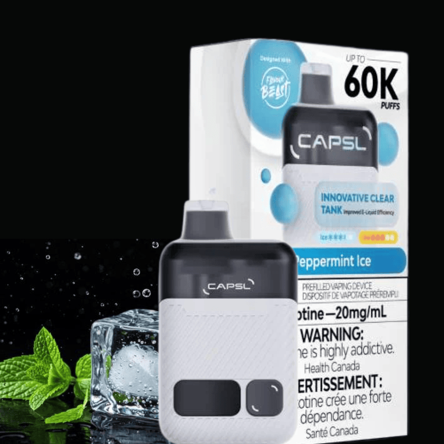Flavour Beast CAPSL AFX17 60K Disposable Vape-Peppermint Ice 60000 Puffs Vape Superstore  Saskatchewan Canada