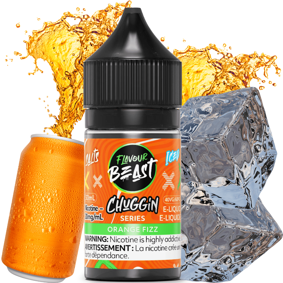 Flavour Beast Chuggin' Salt-Orange Fizz 30ml / 20mg Vape Superstore  Saskatchewan Canada