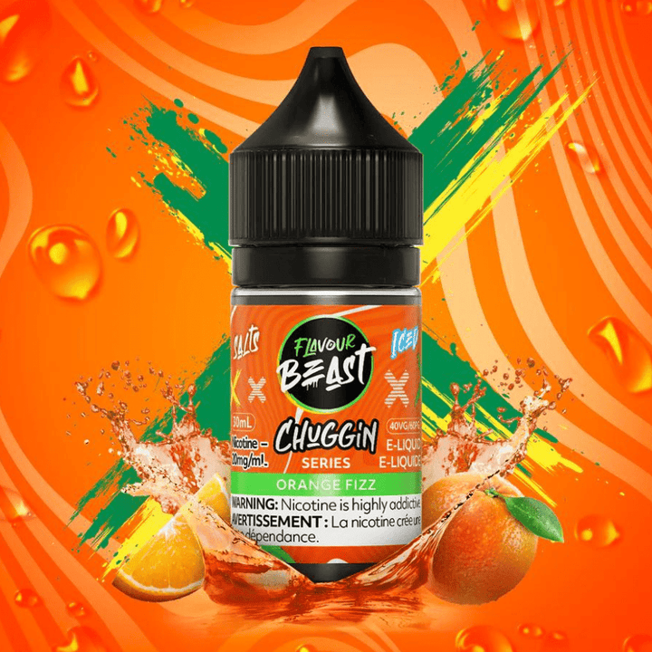 Flavour Beast Chuggin' Salt-Orange Fizz 30ml / 20mg Vape Superstore  Saskatchewan Canada