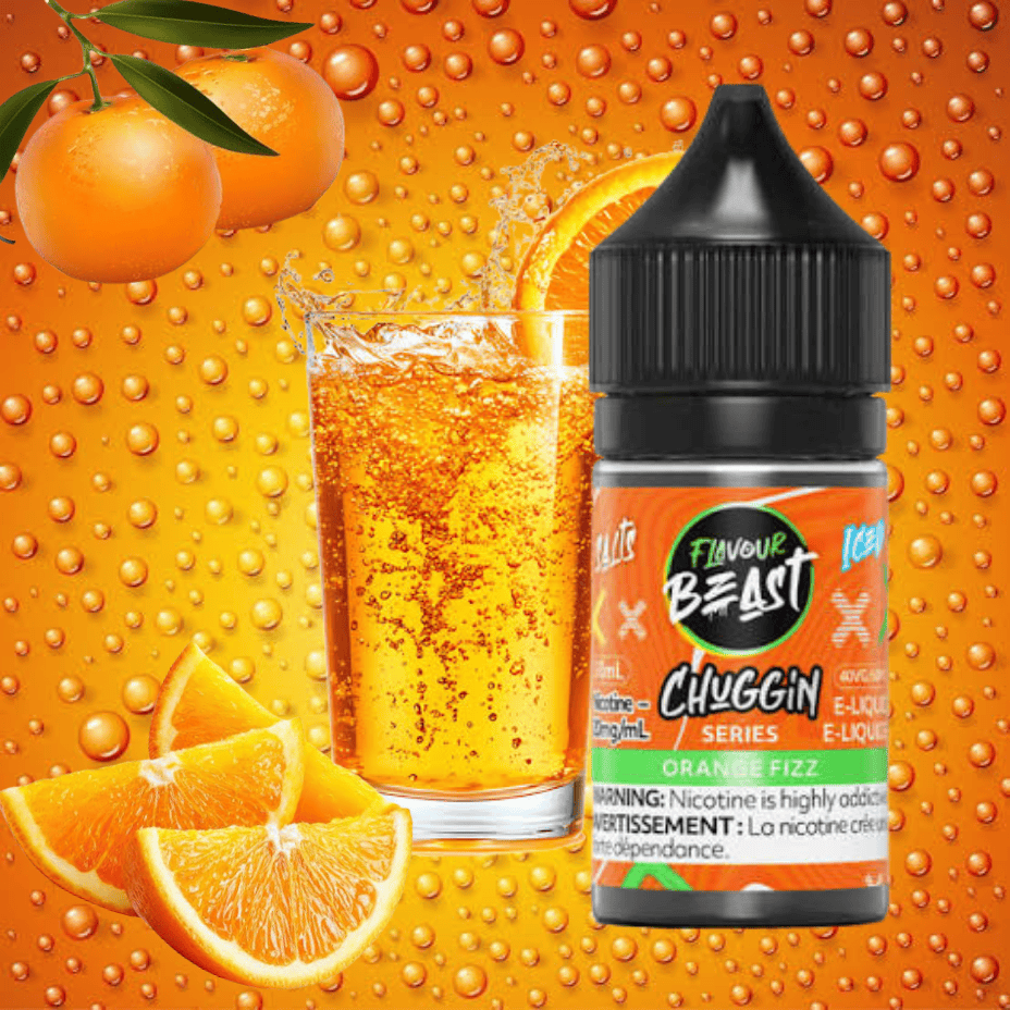 Flavour Beast Chuggin' Salt-Orange Fizz 30mL / 20mg Vape Superstore  Saskatchewan Canada