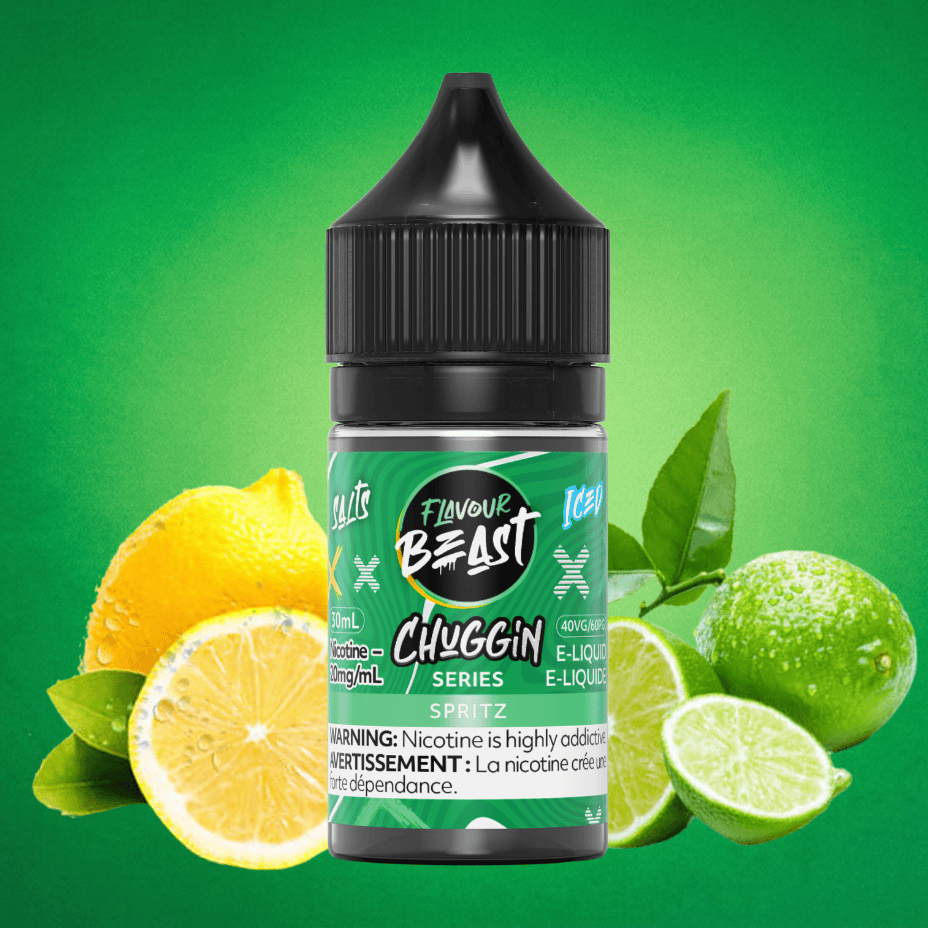 Flavour Beast Chuggin' Salt-Spritz 30mL / 20mg Vape Superstore  Saskatchewan Canada