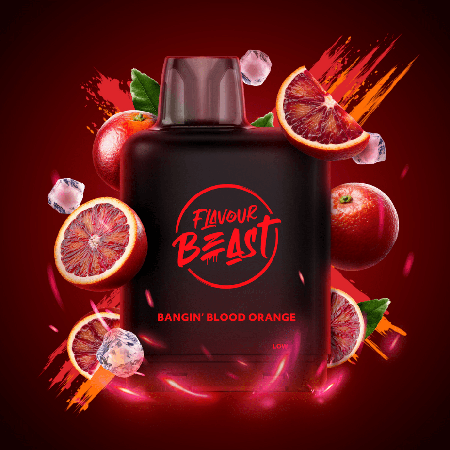 Flavour Beast Level X Boost G2 Pod - Bangin' Blood Orange 25000 Puffs / 20mg Vape Superstore  Saskatchewan Canada