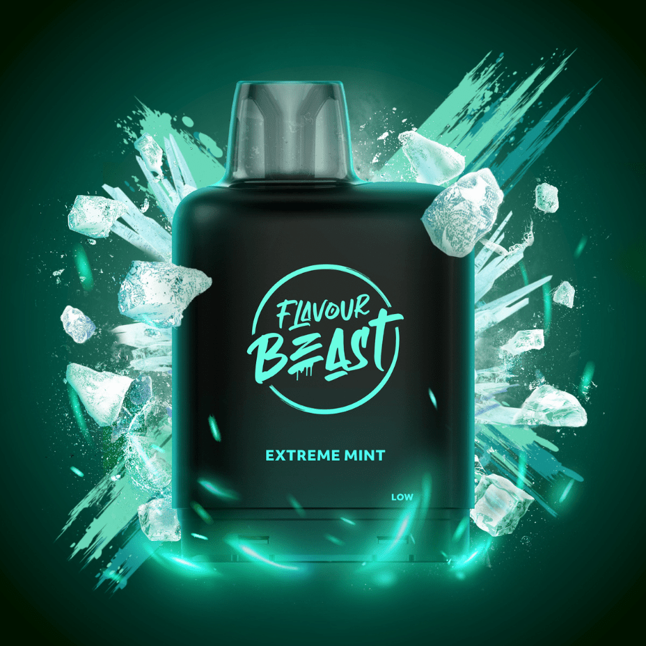 Flavour Beast Level X Boost G2 Pod - Extreme Mint Iced 25000 Puffs / 20mg Vape Superstore  Saskatchewan Canada