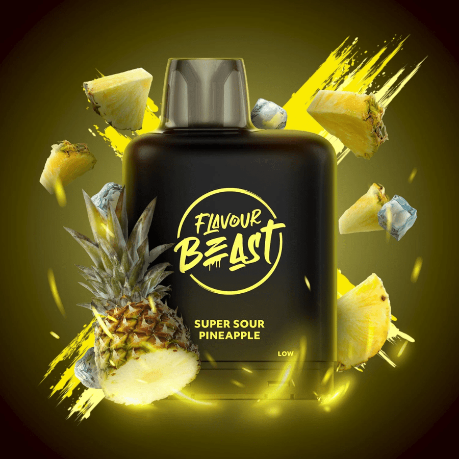 Flavour Beast Level X Boost G2 Pod - Sour Pineapple Iced 25000 Puffs / 20mg Vape Superstore  Saskatchewan Canada