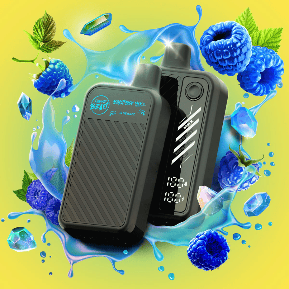 Flavour Beast Max 2 50K Disposable Vape - Gushin Blue Razz Vape Superstore  Saskatchewan Canada
